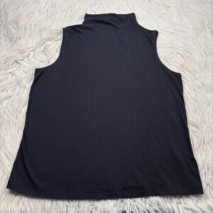 Athleta Women's M Black Outbound Tank Mock Neck Travel Athleisure Minimalist